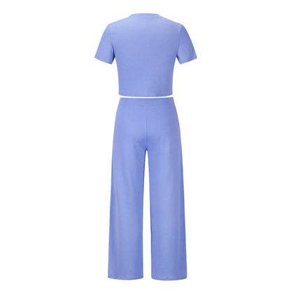 Blue Vibes Two Piece Pant Set