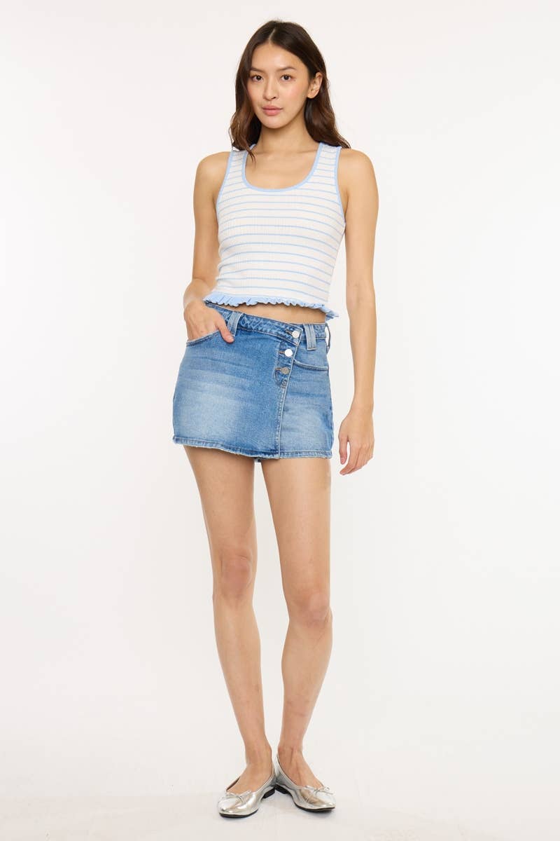 Denim Dream Crossover Skort