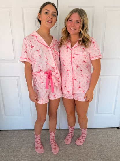 Perfectly Pink Two Piece PJ Set