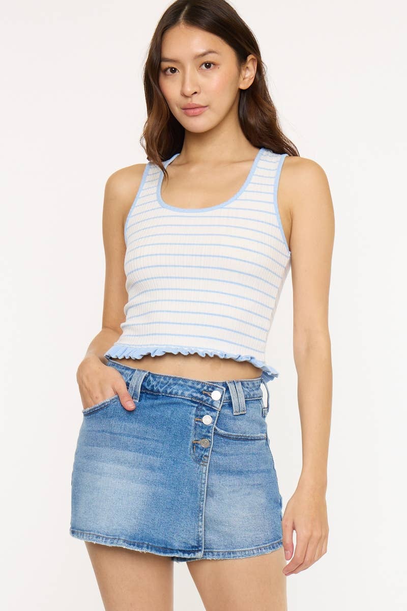 Denim Dream Crossover Skort