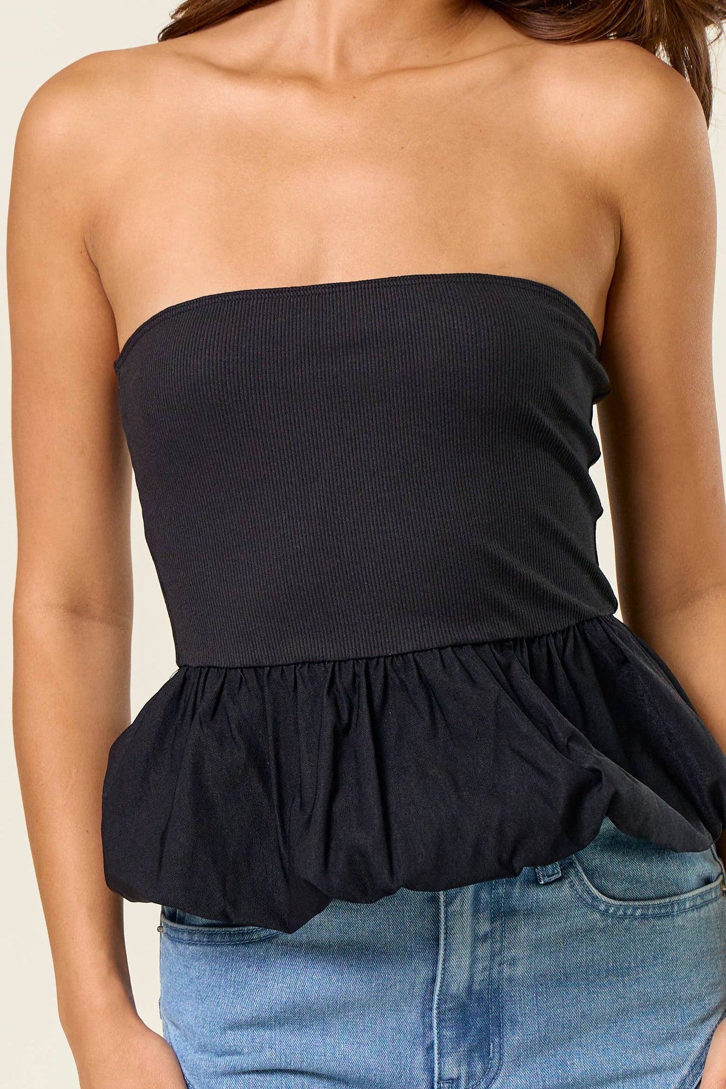 Flirty Bubble Tube Top