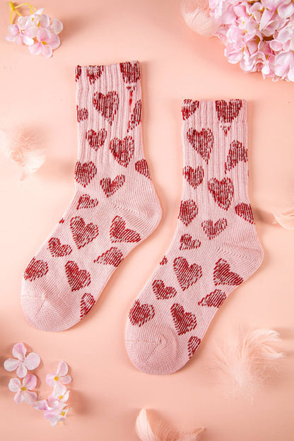 Valentine’s Day Heart Socks