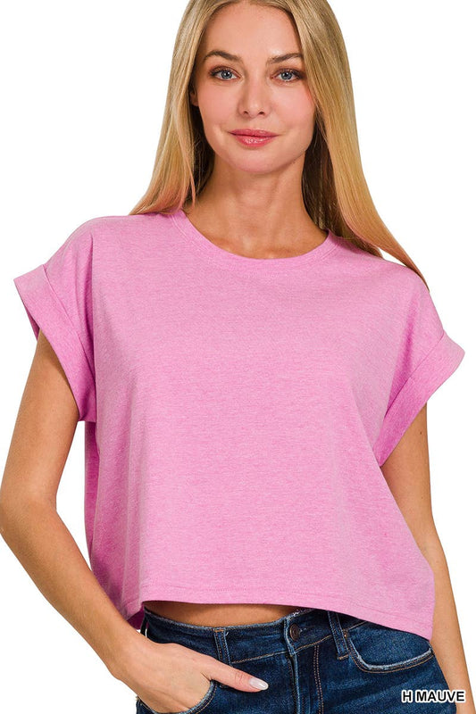 Cotton Candy Crop Tee