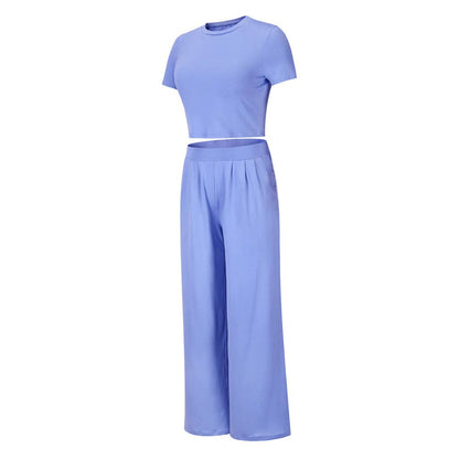 Blue Vibes Two Piece Pant Set