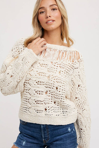 Opalite White Sweater